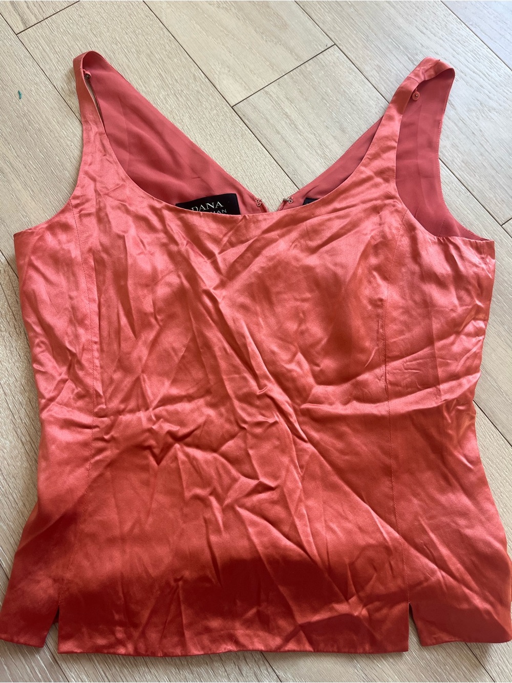 Dana Buchman Silk Camisole in Pink